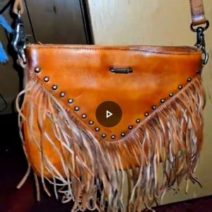 Fringe purse